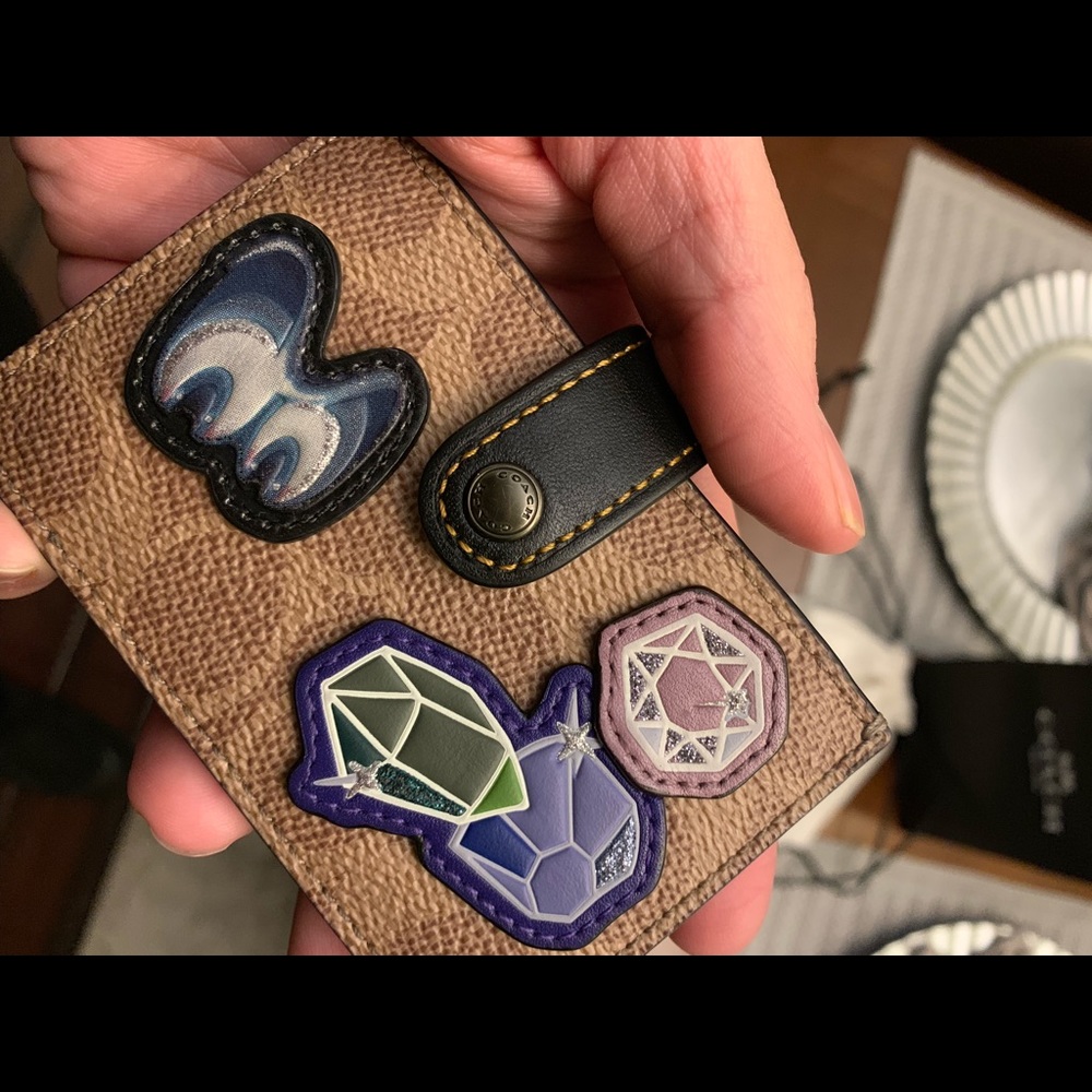 Coach x Disney card holder wallet